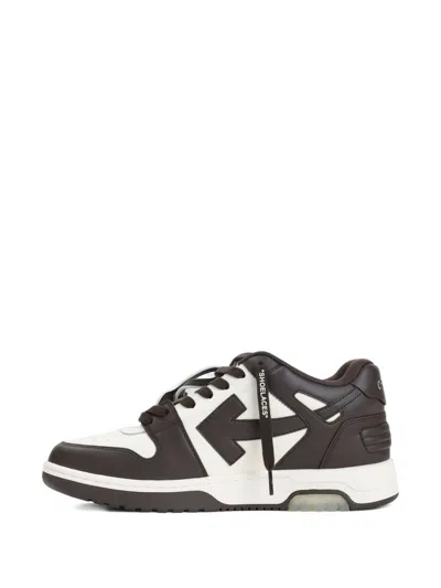 Off-white Off White Out Of Office Sneakers In Brown