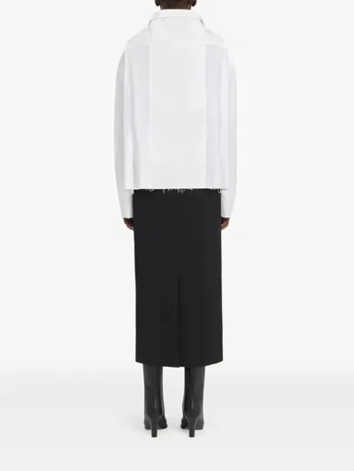 Mm6 Maison Margiela Camicia In Cotone White In White