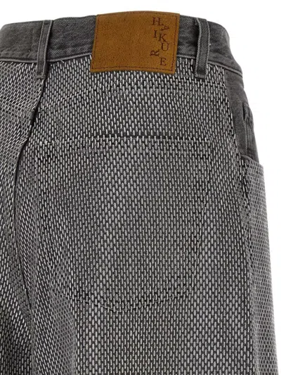 Haikure Bermuda Shorts With Pockets And Belt Loops In Gray