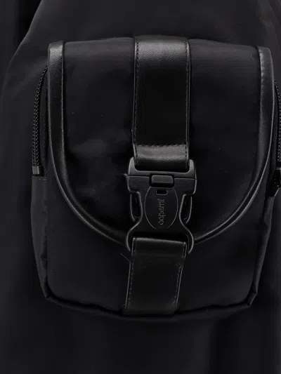 Coperni Nylon Bomber Jacket Featuring Flap Pockets In Black