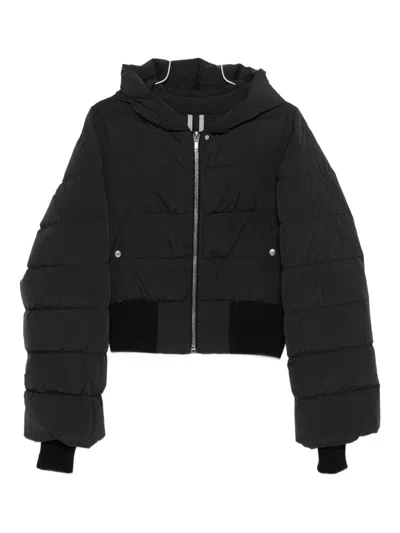 Rick Owens Hooded Jkt In Black