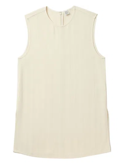 Totême Toteme Main Sleeveless Top In Neutral