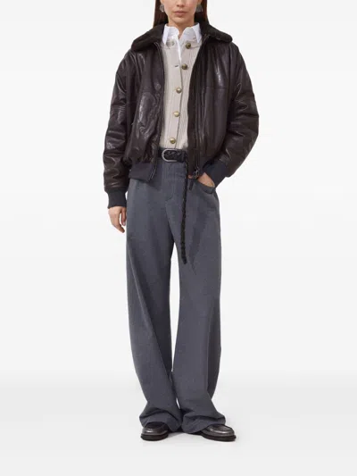 Brunello Cucinelli Cardigan In Brown