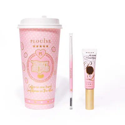 P.louise P. Louise Eyebrow Pencil And Gel Set In Brown