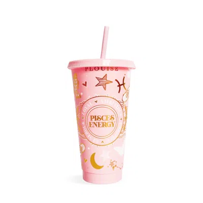 P.louise P. Louise Sippin With The Signs Horoscope Cup - 710ml In Pink