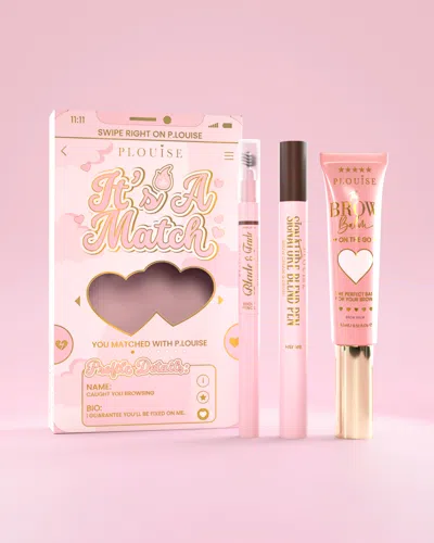 P.louise P. Louise It's A Match Trio Brow Set In Brown