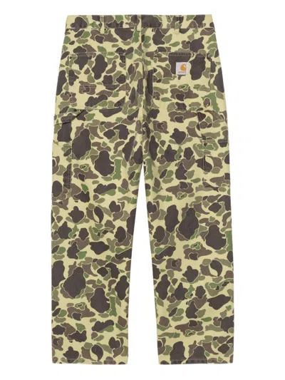 Carhartt Work In Progress Single Knee Organic Cotton Duck Canvas Pants In Multi