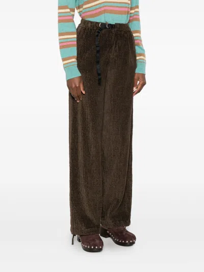 White Sand Drawstring-waist Pants In Black