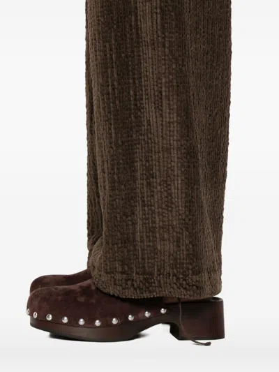 White Sand Drawstring-waist Pants In Black