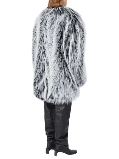 Sportmax "now1234" Ecofur Jacket In Black