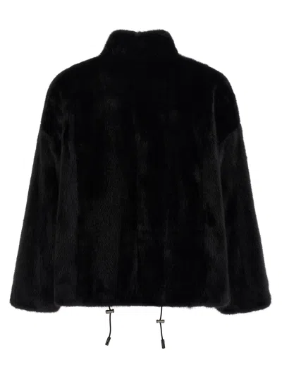 Simonetta Ravizza Bomber Jacket In Black