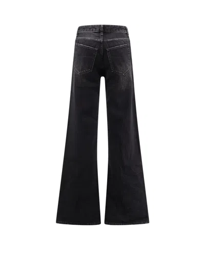 Balenciaga Wide Leg Pants In Black
