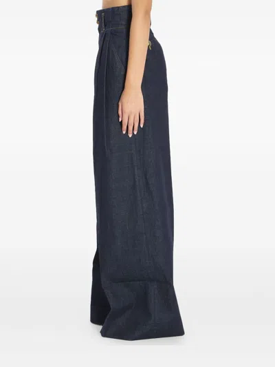 Zimmermann Denim Hypnotic Wide-leg Jeans In Black