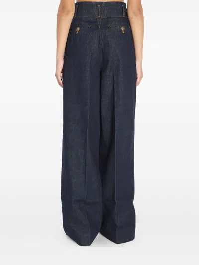 Zimmermann Denim Hypnotic Wide-leg Jeans In Black
