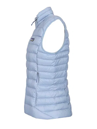 Patagonia Windproof Down Vest Coats Light Blue In Blue