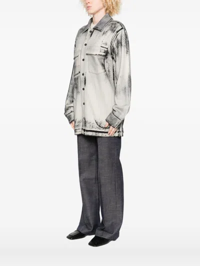 Avant Toi Women Wool And Cashmere Blend Shirt In Multi