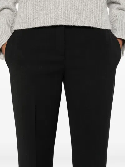 Via Masini 80 Button-fastening Trousers In Black