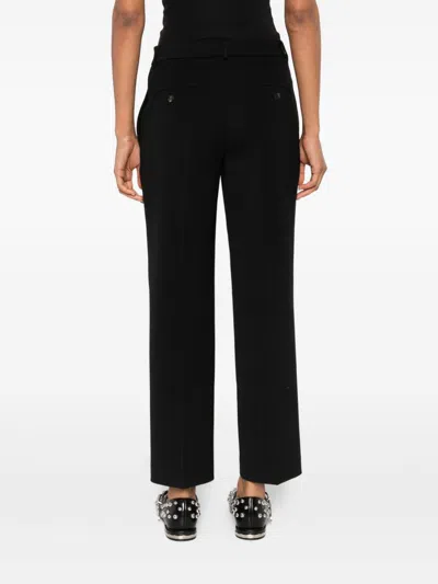 Via Masini 80 Button-fastening Trousers In Black