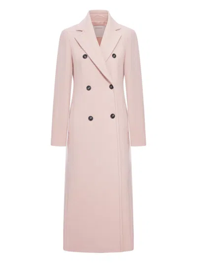 Sportmax Comune Tailored Coat In Pink