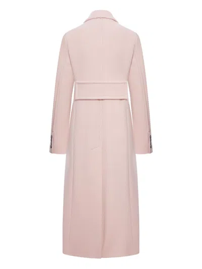 Sportmax Comune Tailored Coat In Pink