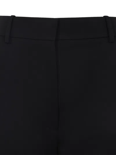 Givenchy Women Black Wool Wide-leg Pant In Black