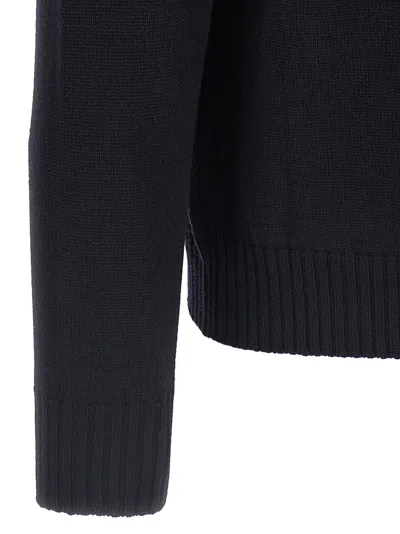 Ballantyne Wool Turtleneck Sweater In Black