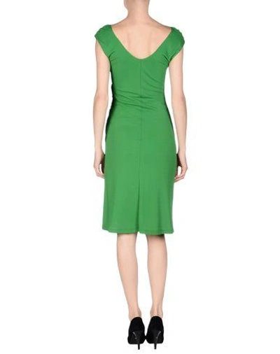Shop Roberto Cavalli Knee-length Dress In Green