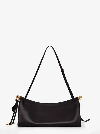 Alaïa Alaia Goatleather Shoulder Bag In Black