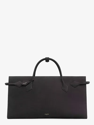 Alaïa Le Teckel Nubuck Leather Tote Bag In Multi