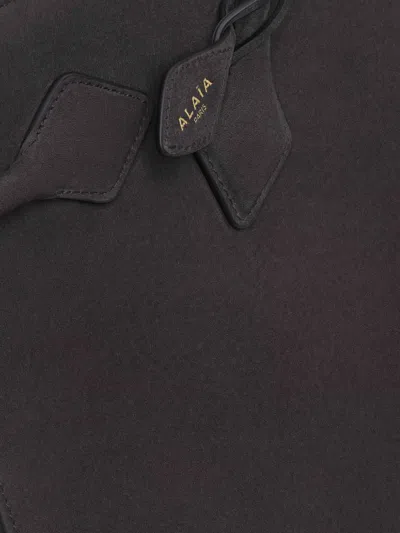 Alaïa Le Teckel Nubuck Leather Tote Bag In Multi