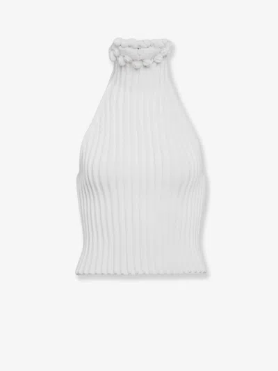 Alaïa Alaia Women Viscose Halter Top In White