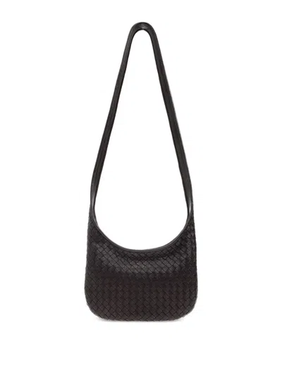 Bottega Veneta Men Fondant Small Veneto Crossbody Bag In Brown