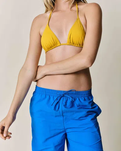 Claudent Drawstring Pant Azure In Blue