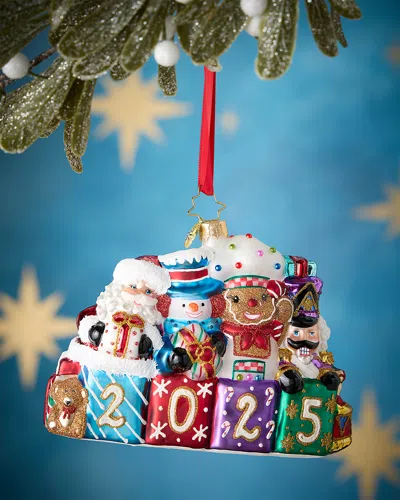 Christopher Radko 2025 Stacking Up The Cheer Christmas Ornament In Multi