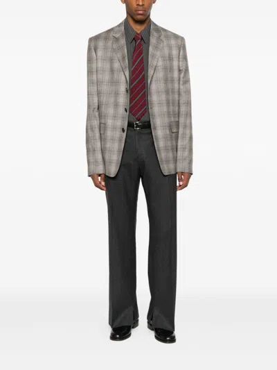 Celine Men Cotton Pants In Black