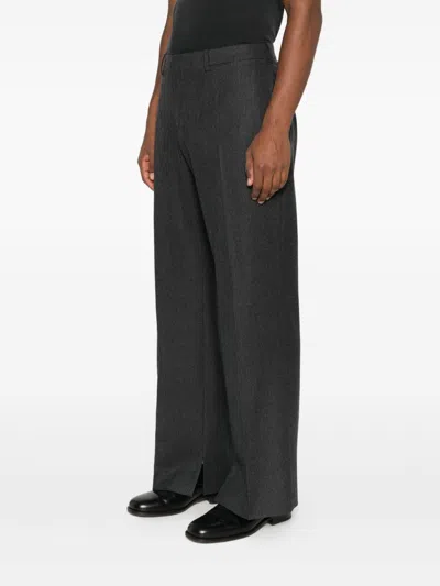 Celine Men Cotton Pants In Black