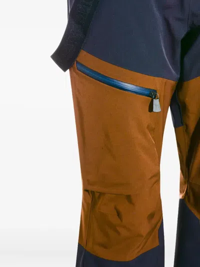 Moncler Zip-up Suspender Pants In Multi