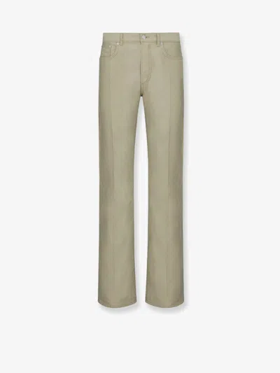 Dior Men Cotton Trousers In White