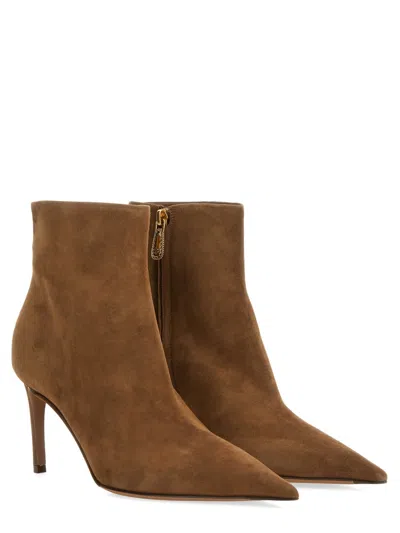 Dolce & Gabbana Devotion Suede Ankle Boots In Multi