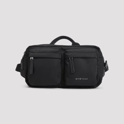 Givenchy Multi-pocket Top-handle Belt Bag In Black