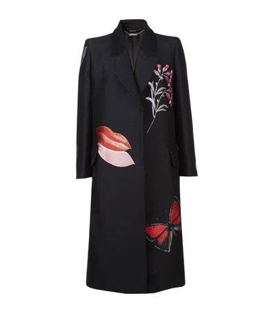 Shop Alexander Mcqueen Obsession Night Time Coat