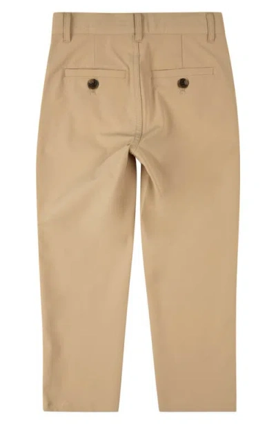 Brooks Brothers Kids' Flat Front Dress Pants In Neutral