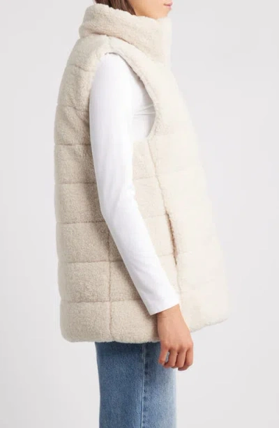 Save The Duck Reversible Beige Jacket With High Collar In White