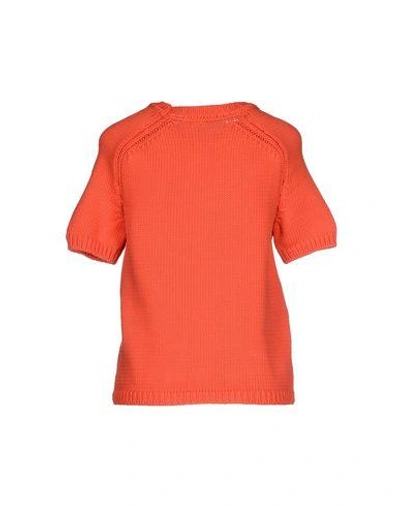 Shop Cedric Charlier Sweaters In Coral