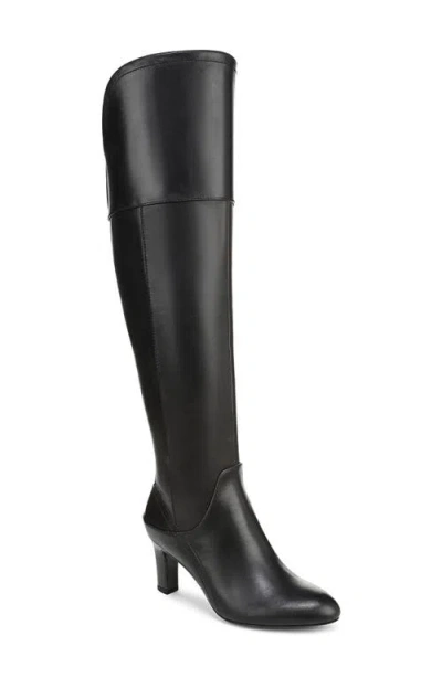 Naturalizer Women's Yuko Over The Knee Dress Boots In Black