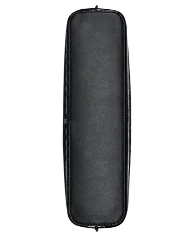 Calvin Klein Women's Verne Signature Embossed Flap Shoulder Bag In Black