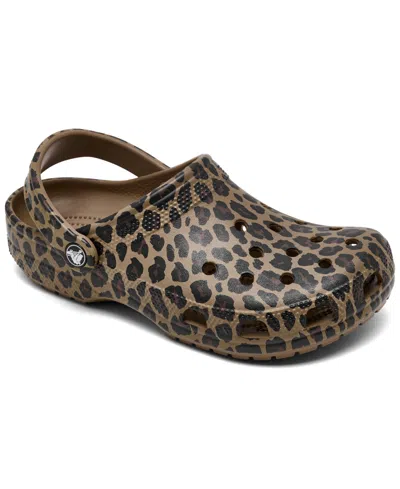 Crocs Classic Animal Clogs In Animal Print