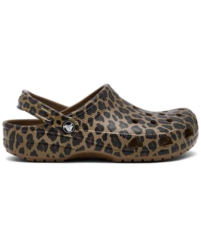 Crocs Classic Animal Clogs In Animal Print