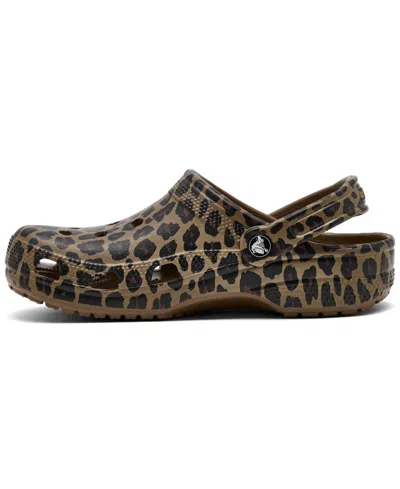 Crocs Classic Animal Clogs In Animal Print