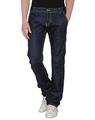 Shop Dondup Denim Pants In Blue